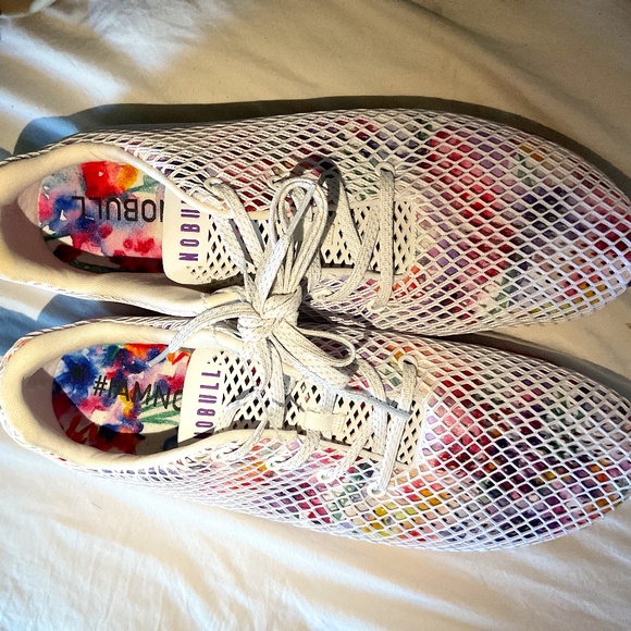 NOBULL Floral Bouquet Mesh Trainer Runner M 14/ W 15.5 US Running Sneakers